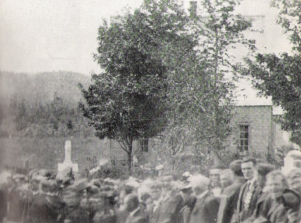 Residents gather at first Johnville church