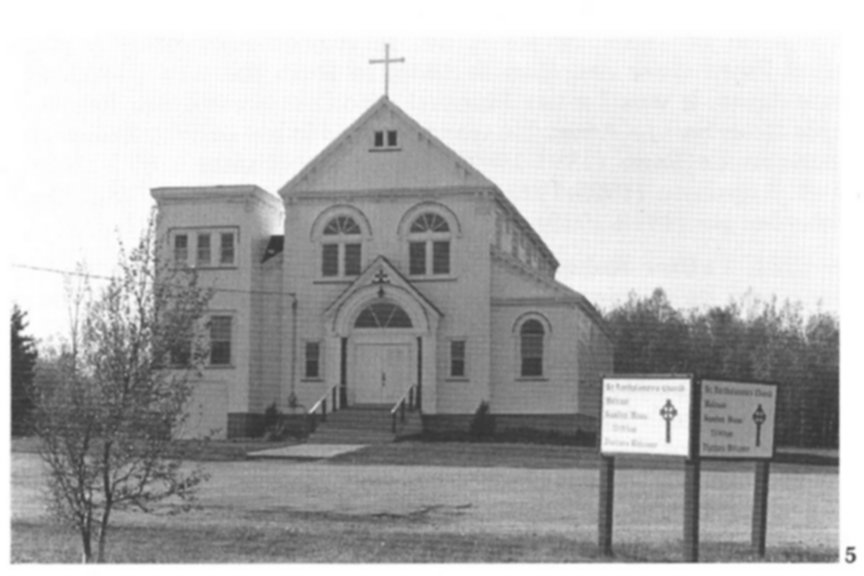 St Bartholemew's Roman Catholic Church (after the steeple was removed)