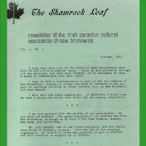Oct 1983 Shamrock Leaf