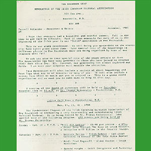 Nov 1986 Shamrock Leaf